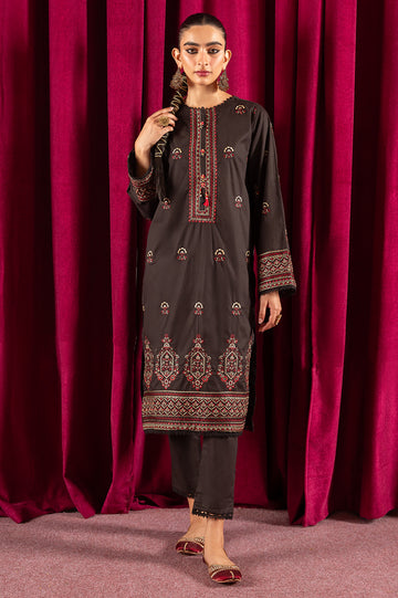 2PC Black Embroidered Suit From Diners