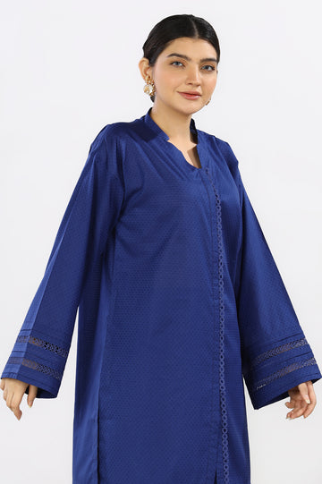 2PC Blue Dobby Suit From Diners