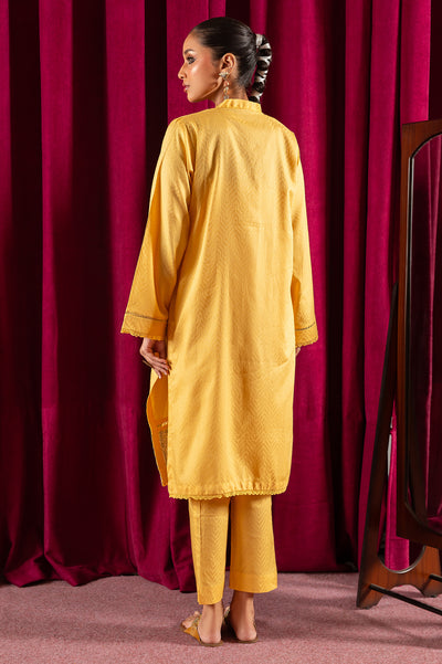 2PC Yellow Embroidered Suit From Diners 2PC Yellow Embroidered Suit From Diners