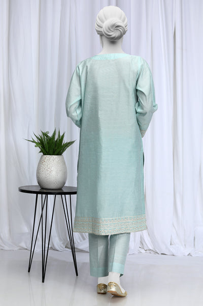 2PC Embroidered Sky Blue Suit From Diners 2PC Embroidered Sky Blue Suit From Diners