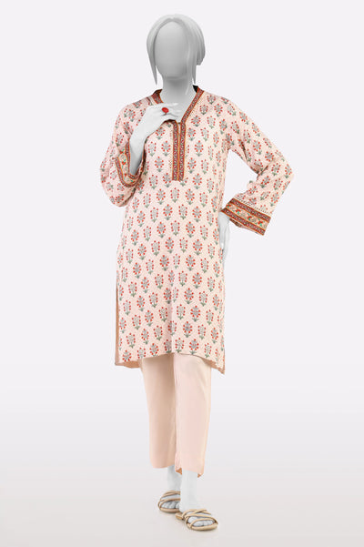 Light Peach Printed 2PC From Sohaye By Diners Light Peach Printed 2PC From Sohaye By Diners