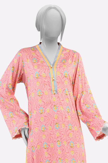 Pink Printed 2PC From Sohaye By Diners