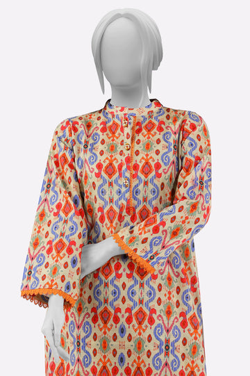 Dark Beige Printed 2PC From Sohaye By Diners