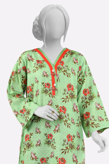 Parrot Green Printed 2PC From Sohaye By Diners