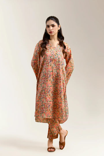 Multicolor Printed 2PC