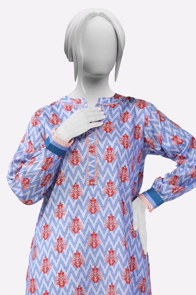 Purple Printed Kurti From Sohaye By Diners Purple Printed Kurti From Sohaye By Diners