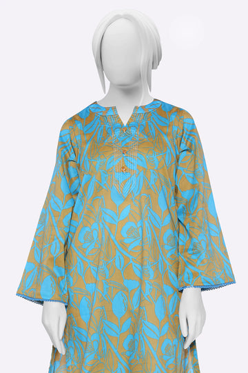 Blue Printed Kurti From Sohaye By Diners