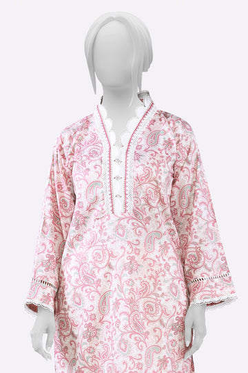 Off White Printed Kurti From Sohaye By Diners