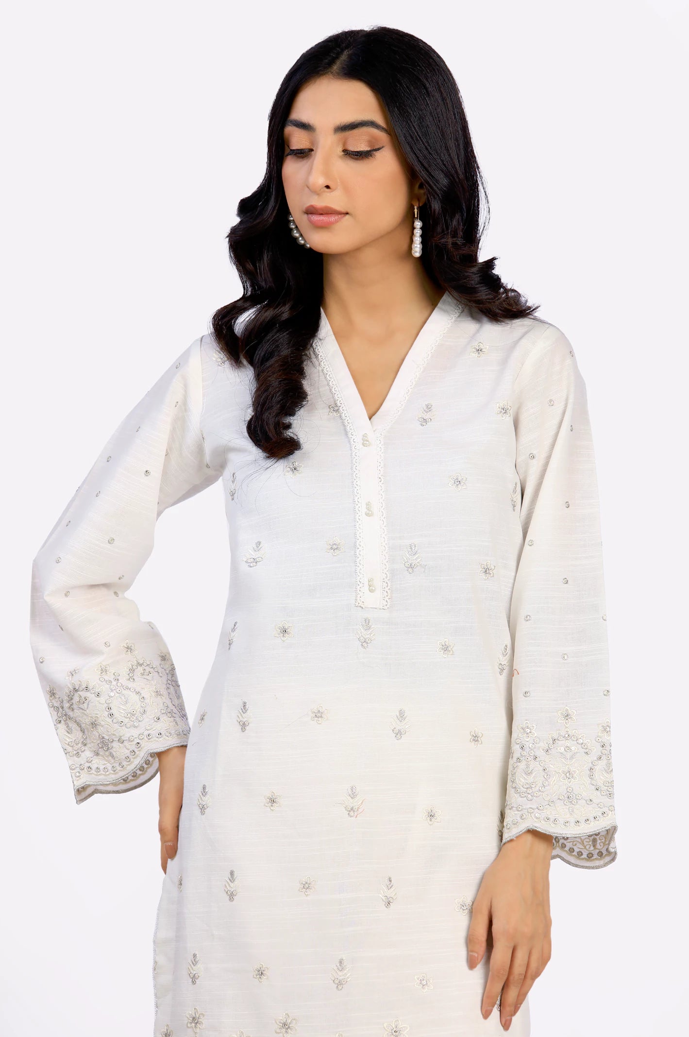 Khaddar 2025 kurti designs