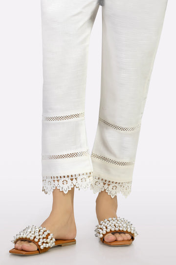 Light Beige Lace Trouser