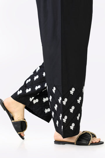 Black Cambric Shalwar From Diners