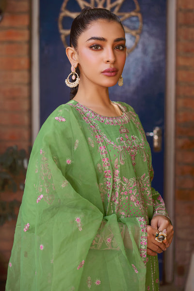 3PC Unstitched Embroidered Suit From Diners 3PC Unstitched Embroidered Suit From Diners