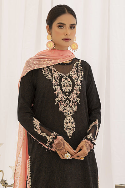 3PC Unstitched Embroidered Suit From Diners 3PC Unstitched Embroidered Suit From Diners