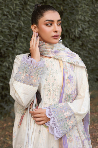 3PC Unstitched Lurex Embroidered Suit From Diners 3PC Unstitched Lurex Embroidered Suit From Diners