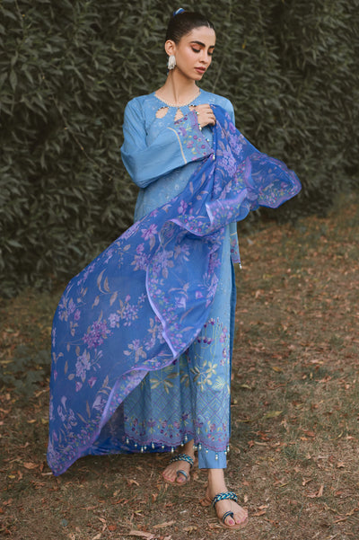 3PC Unstitched Cambric Embroidered Suit From Diners 3PC Unstitched Cambric Embroidered Suit From Diners