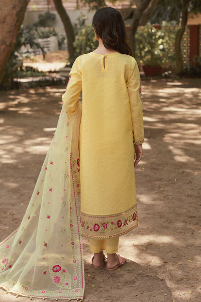 3PC Unstitched Pearl Slub Embroidered Suit From Diners 3PC Unstitched Pearl Slub Embroidered Suit From Diners