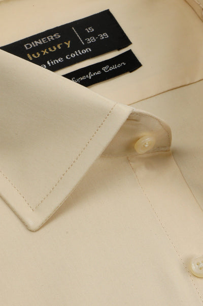 Formal Men Shirt in Beidge SKU: AD25437-BEIDGE - Diners Formal Men Shirt in Beidge SKU: AD25437-BEIDGE - Diners