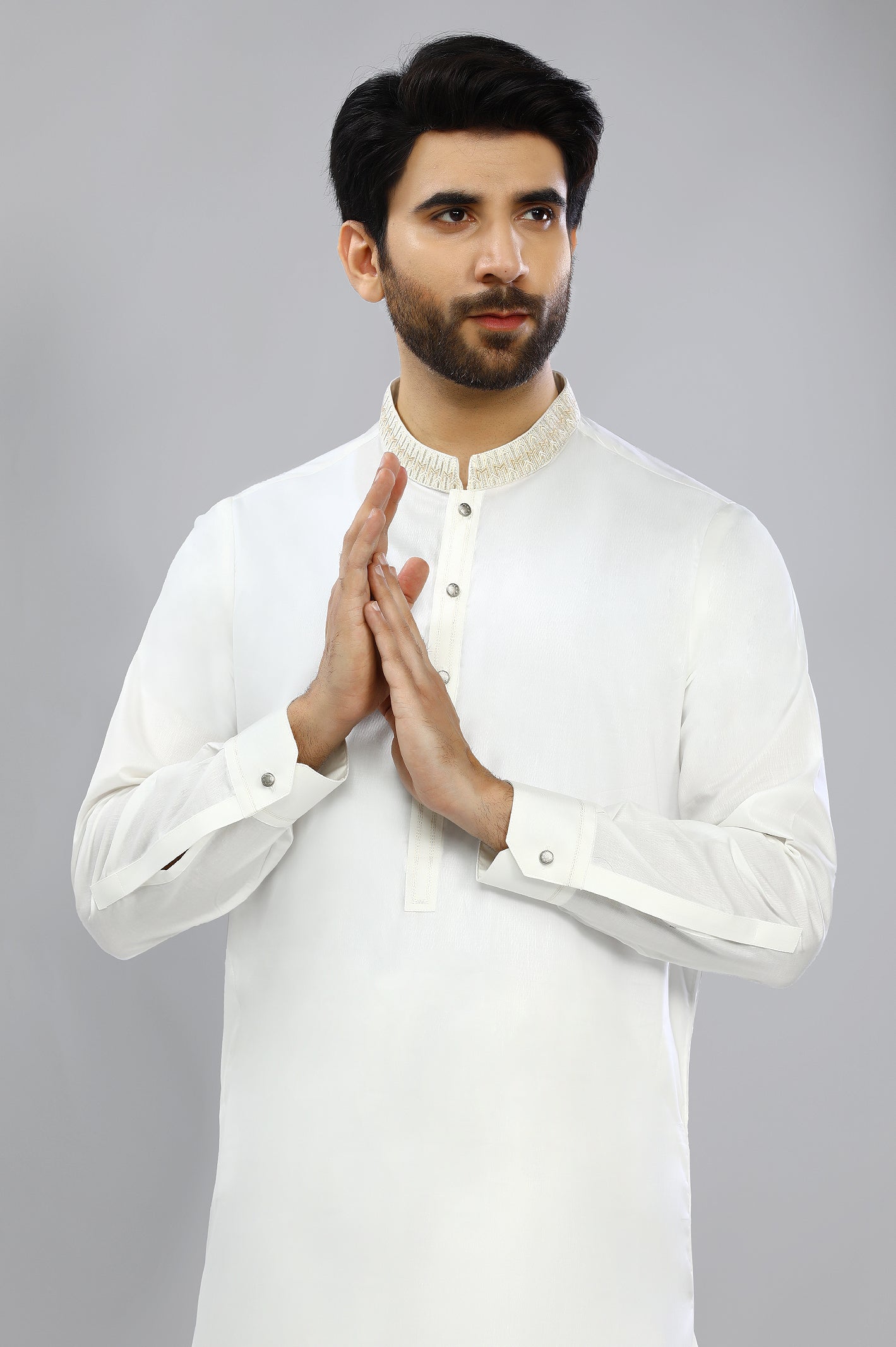 Salwar Kameez Winter White Suits And Dresses Off White Cotton