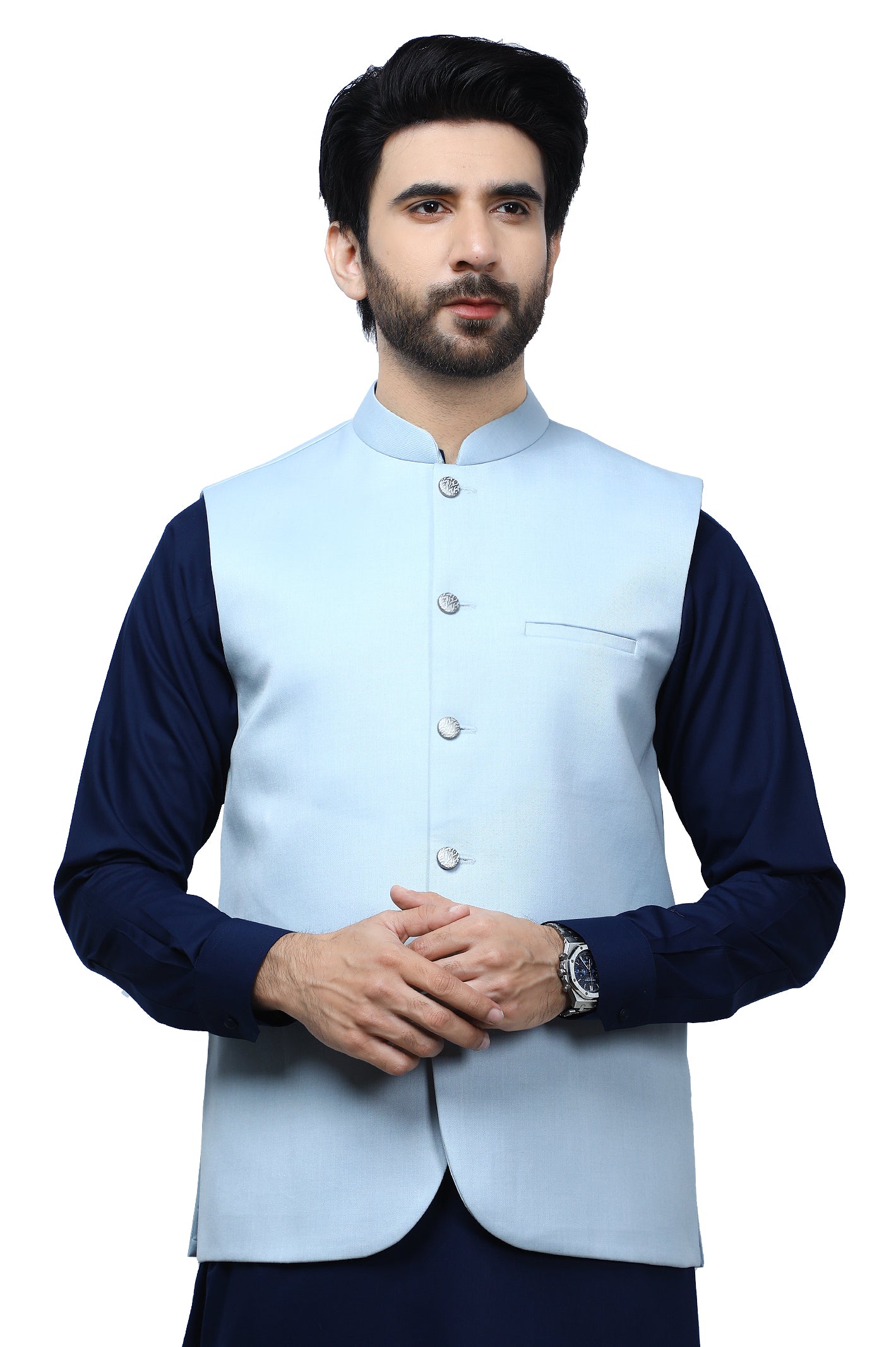 Blue Waistcoat Men Wasket Colour Salwar Kameez Navy Suit Black
