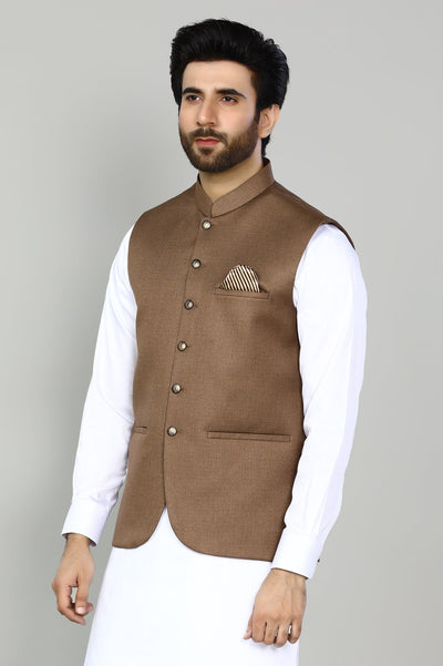 Brown Waistcoat For Men - Diners Brown Waistcoat For Men - Diners
