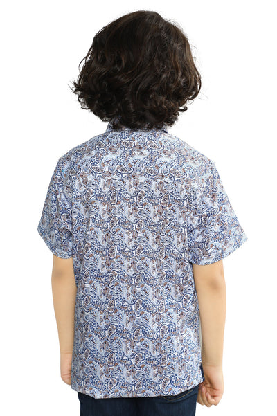 Boys Casual Shirt SKU: KBB-0534-BLUE - Diners Boys Casual Shirt SKU: KBB-0534-BLUE - Diners