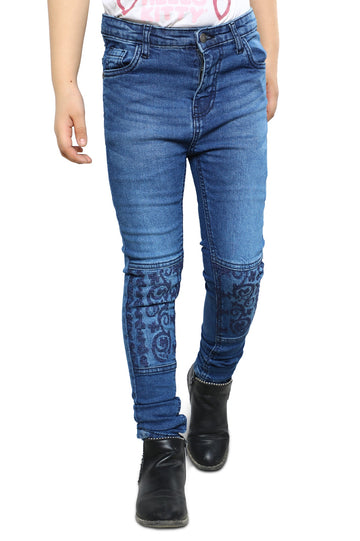 Trouser For Girls SKU: KGC-0245-BLUE - Diners