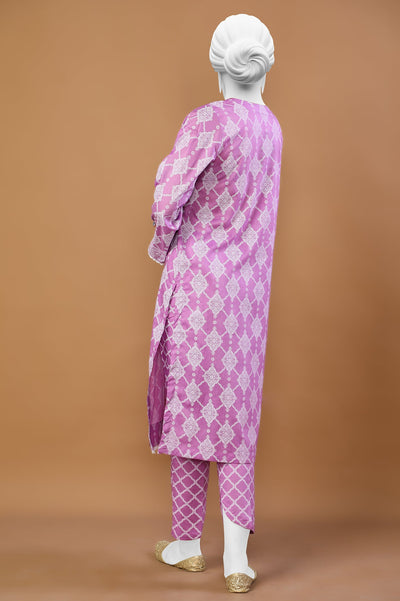 Women Stitched Kurti with Trouser - Diners Women Stitched Kurti with Trouser - Diners