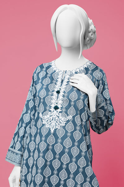 Women Stitched Kurti with Trouser - Diners Women Stitched Kurti with Trouser - Diners