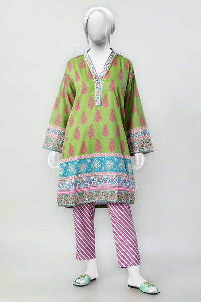 Women Stitched Kurti with Trouser - Diners Women Stitched Kurti with Trouser - Diners