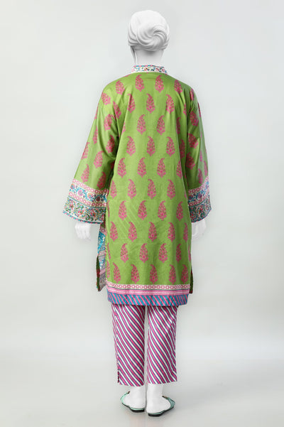 Women Stitched Kurti with Trouser - Diners Women Stitched Kurti with Trouser - Diners