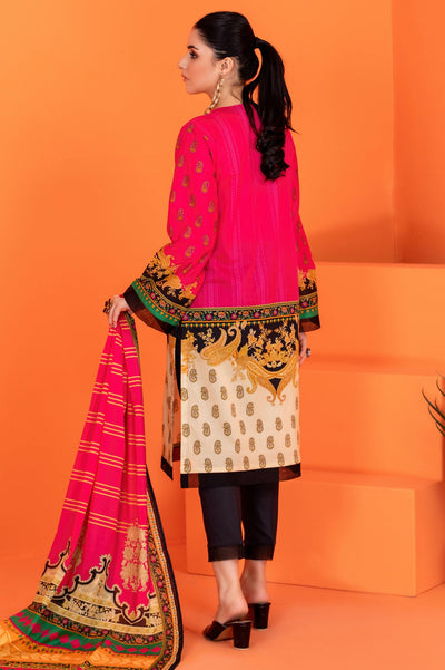 Women Stitched 3 Pcs Kurti SKU: WK30040-PINK - Diners Women Stitched 3 Pcs Kurti SKU: WK30040-PINK - Diners