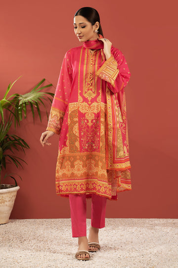 Women Stitched 3 Pcs Suit - Diners