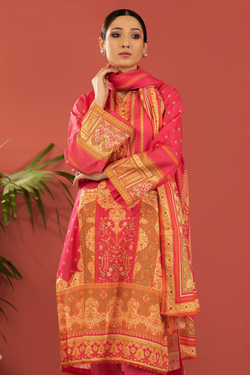 Women Stitched 3 Pcs Suit - Diners