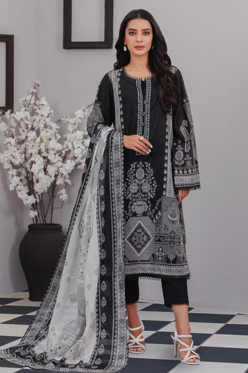 Women Stitched 3 Pcs Suit - Diners