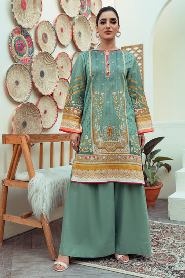 Unstitched 1 Piece Lawn Printed Shirt - Diners