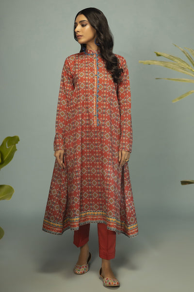 Unstitched 1 Piece Lawn Printed Shirt - Diners Unstitched 1 Piece Lawn Printed Shirt - Diners