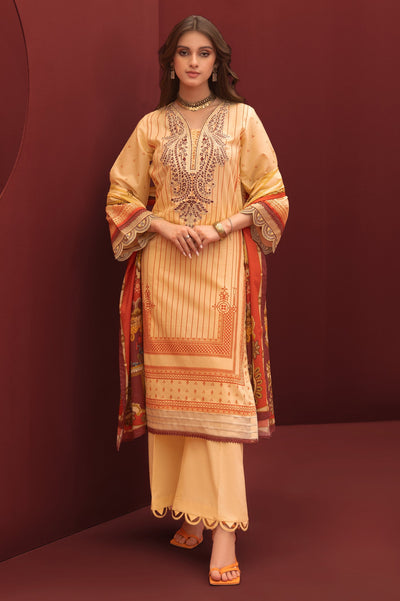 Unstitched 3 Piece Lawn Printed Shirt , Lawn Printed Dupatta & Cotton Dyed Trouser - Diners Unstitched 3 Piece Lawn Printed Shirt , Lawn Printed Dupatta & Cotton Dyed Trouser - Diners