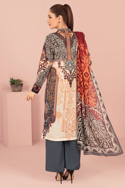 Unstitched 3 Pcs Digital Printed Lawn Shirt, Printed Dupatta, Dyed Trouser - Diners Unstitched 3 Pcs Digital Printed Lawn Shirt, Printed Dupatta, Dyed Trouser - Diners
