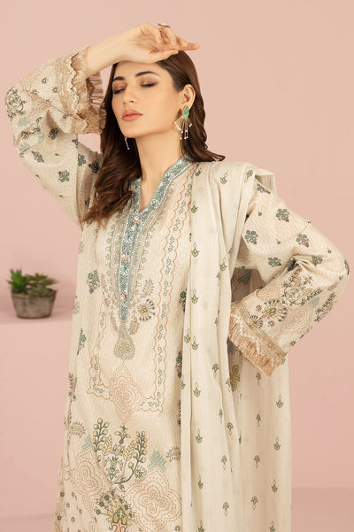 Unstitched 3 Pcs Lawn Printed Shirt, Printed Dupatta, Dyed Trouser - Diners Unstitched 3 Pcs Lawn Printed Shirt, Printed Dupatta, Dyed Trouser - Diners