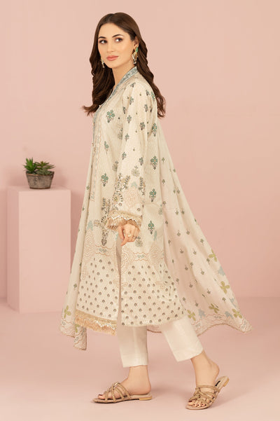 Unstitched 3 Pcs Lawn Printed Shirt, Printed Dupatta, Dyed Trouser - Diners Unstitched 3 Pcs Lawn Printed Shirt, Printed Dupatta, Dyed Trouser - Diners