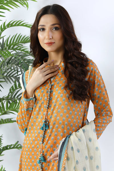 Unstitched 3 Piece Lawn Printed Shirt, Printed Dupatta, Dyed Trouser - Diners Unstitched 3 Piece Lawn Printed Shirt, Printed Dupatta, Dyed Trouser - Diners