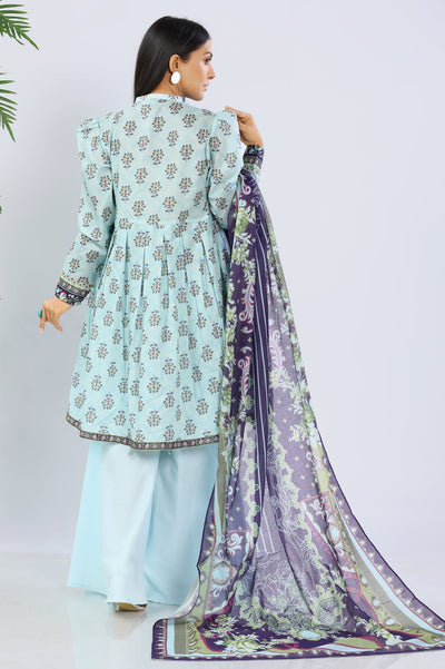 Unstitched 3 Piece Printed Shirt, Printed Dupatta, Dyed Trouser - Diners Unstitched 3 Piece Printed Shirt, Printed Dupatta, Dyed Trouser - Diners