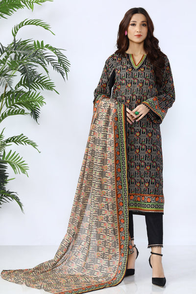 Unstitched 3 Piece Lawn Printed Shirt, Printed Dupatta, Dyed Trouser - Diners Unstitched 3 Piece Lawn Printed Shirt, Printed Dupatta, Dyed Trouser - Diners