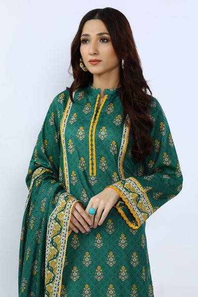Unstitched 3 Piece Lawn Printed Shirt, Printed Dupatta, Dyed Trouser - Diners Unstitched 3 Piece Lawn Printed Shirt, Printed Dupatta, Dyed Trouser - Diners