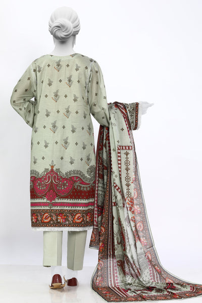 Unstitched 3 Piece Embroidered Digital Printed Shirt, Printed Dupatta, Dyed Trouser - Diners Unstitched 3 Piece Embroidered Digital Printed Shirt, Printed Dupatta, Dyed Trouser - Diners