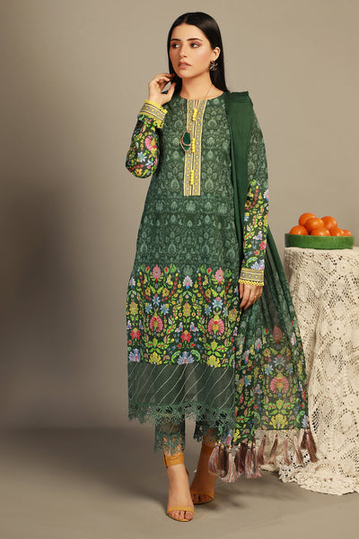 Unstitched 2 Piece Lawn Printed Shirt & Lawn Printed Dupatta - Diners Unstitched 2 Piece Lawn Printed Shirt & Lawn Printed Dupatta - Diners