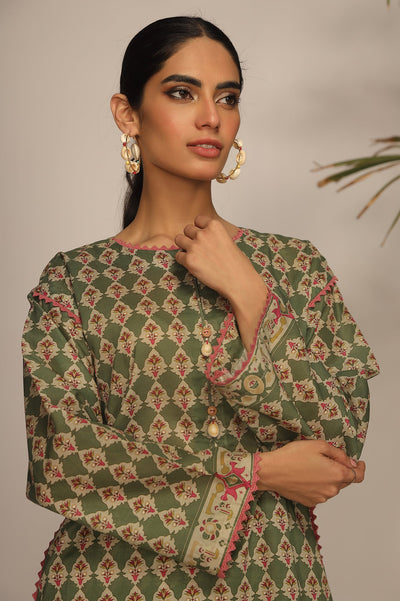 Unstitched 2 Pcs Lawn Printed Shirt & Printed Trouser - Diners Unstitched 2 Pcs Lawn Printed Shirt & Printed Trouser - Diners