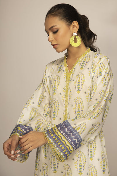 Unstitched 2 Pcs Lawn Printed Shirt & Printed Trouser - Diners Unstitched 2 Pcs Lawn Printed Shirt & Printed Trouser - Diners