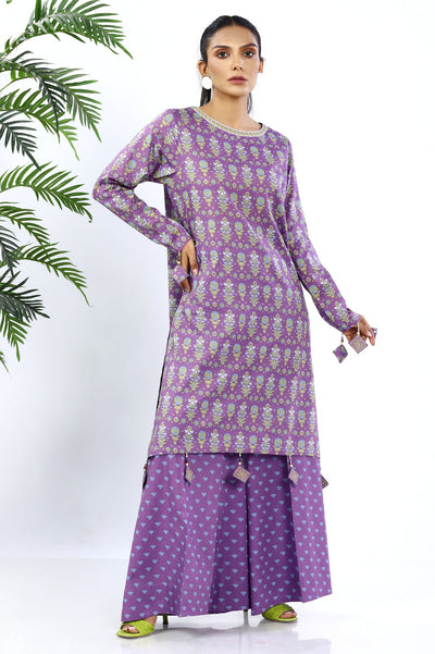 Unstitched 2 Piece Printed Shirt & Printed Trouser - Diners Unstitched 2 Piece Printed Shirt & Printed Trouser - Diners