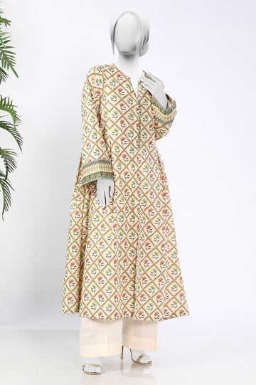 2PC Unstitched Lawn Printed Suit From Diners